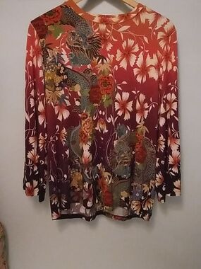 Women's Johnny Was Adalena Kimono Long Sleeve Tee